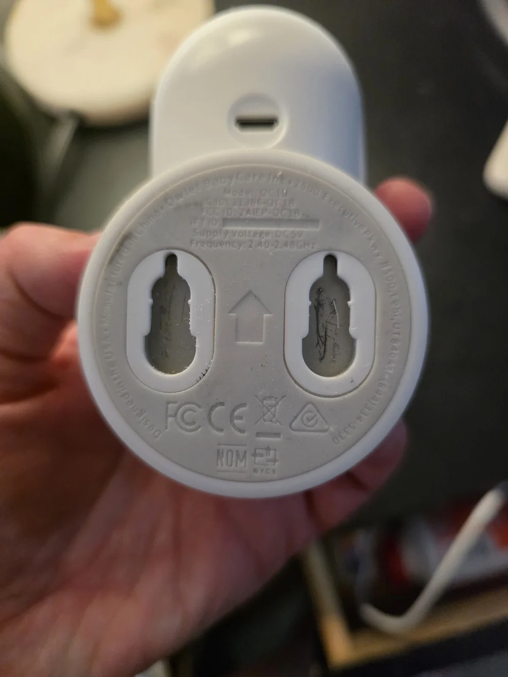 Owlet Baby Monitor Camera in White and Black